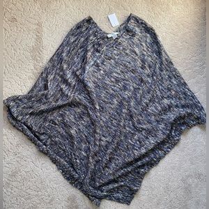 Christopher & Banks poncho sweater